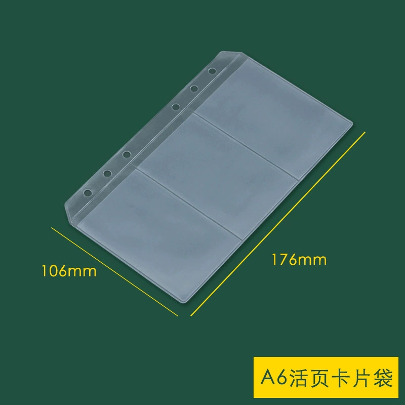 Laptop, book for business cards, storage bag PVC with zipper, 5A, 6b, tear-off sheet