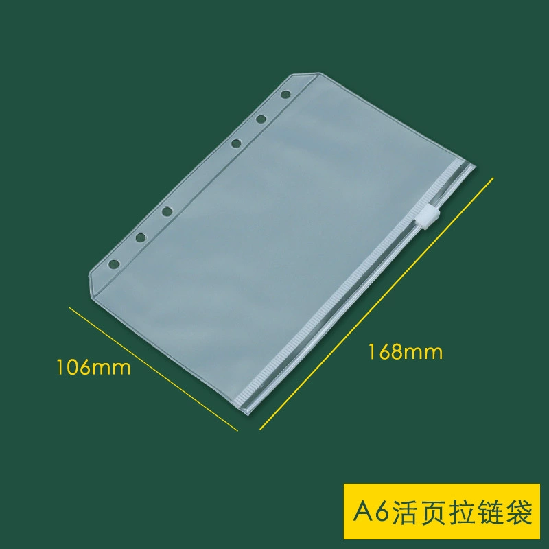 Laptop, book for business cards, storage bag PVC with zipper, 5A, 6b, tear-off sheet