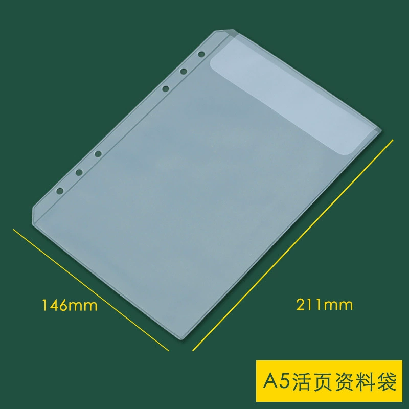 Laptop, book for business cards, storage bag PVC with zipper, 5A, 6b, tear-off sheet