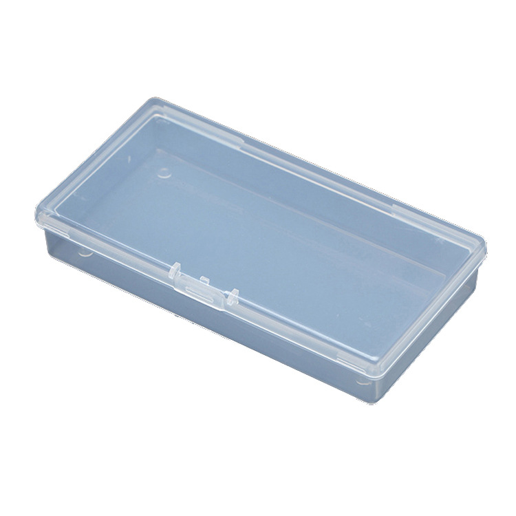 1123A caja de piezas transparentes caja de plástico PP caja de plástico rectangular caja de Embalaje Universal caja de muestra pequeña