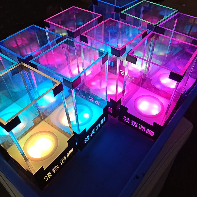 Zuoshang luminoso taza de vino travieso fantasma ronroneó taza de hielo congelado caja de hielo seco taza bar japonés creativo copa de vino