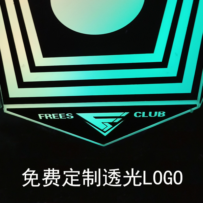 Zuoshang emisor de luz asiento de vino bar KTV bandeja de vino estante de exhibición de vino transmisor de vino XO recargable diamante asiento del vino