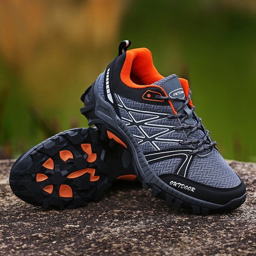 Cross-border supply of outdoor shoes, low-cut hiking shoes, no-use sports shoes, breathable mesh casual shoes, foreign trade, large size shoes for men