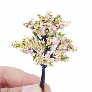 Миниатюрные деревья для макета пластик DIY