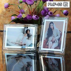 5-inch Creative Crystal Glass Photo Frame, 5-inch Wedding Photos, Bridal Photography, Small Wedding Altars, Children's Photography Studio, Baby Photo Frames, Wholesale