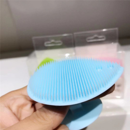Infant shampoo brush, baby head massage comb, children's silicone brush, cleaning brush, bath rub
