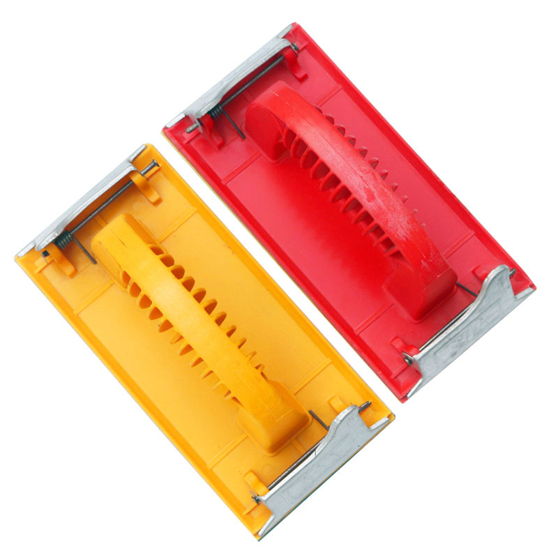 厂价批发砂布架塑料手柄砂纸砂架通用高效打磨器手工砂砂沙皮架