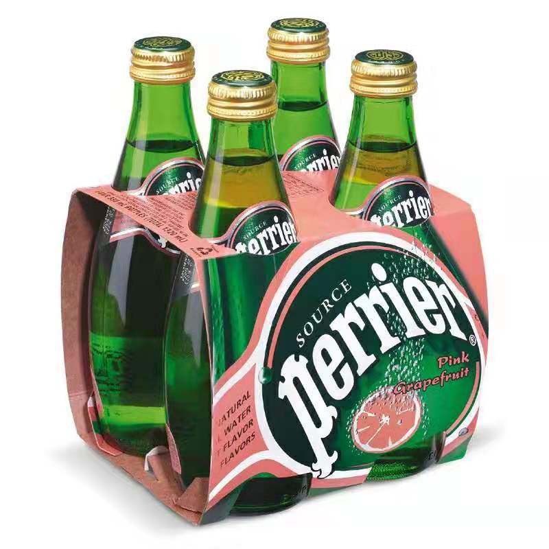 perrier法国巴黎水330mlx24瓶/箱西柚味气泡水