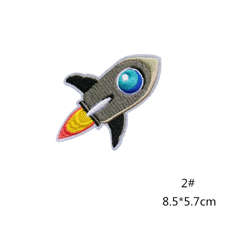 Universo popular planeta bordado pegatinas de tela astronauta parche adhesivo suministro transfronterizo Amazon AliExpress