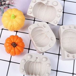 万圣节翻糖巧克力硅胶模具3D立体南瓜蛋糕模具DIY西点烘焙工具