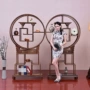 实木鸡翅木红木多宝阁