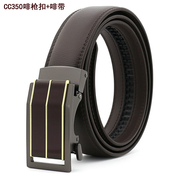 CC350 brown gun buckle+brown belt