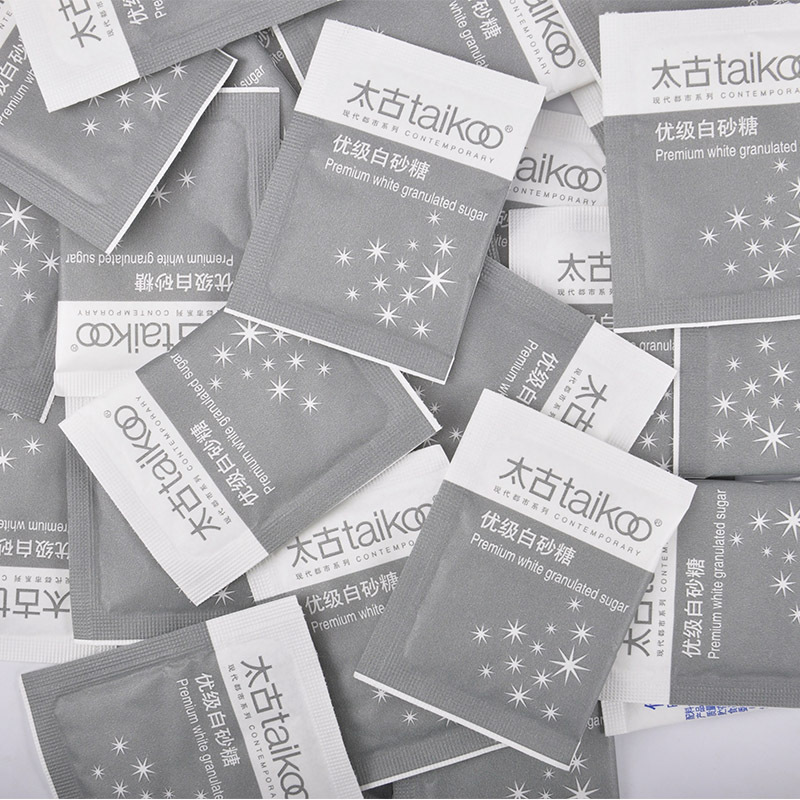 Taikoo high quality white sugar Coffee Mate sugar package seasoning sugar Small Package 5G * 100 bags coffee sugar