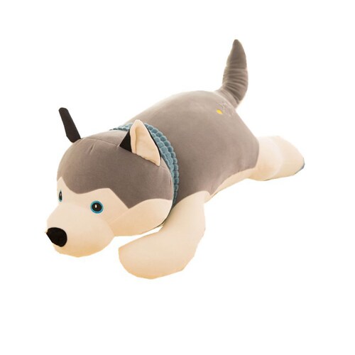 Husky Plush Toy Down Cotton Pillow Doll Creative Large Rag Doll Pillow Soft Husky Dog
