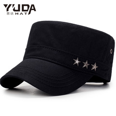 2021 Spring Flat Cap, Yuda, Five-Star Hat, Men's Cotton Fashion Hat, Factory Wholesale