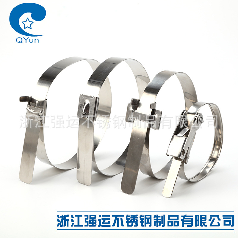 厂家批发304不锈钢扎带万能扎带船用束线带自锁式扎带金属扎带