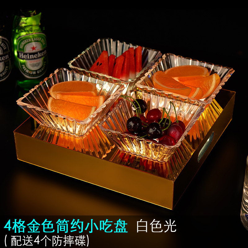 Plato de fruta KTV plato de fruta KTV creativo plato de fruta de plástico