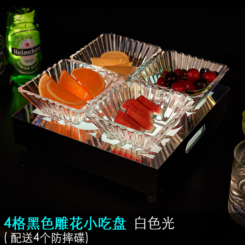 Plato de fruta KTV plato de fruta KTV creativo plato de fruta de plástico