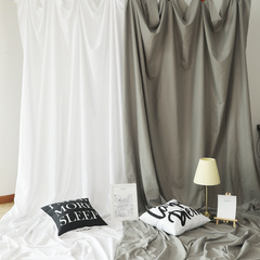 Ins style white solid color photo background cloth non-reflective photography hanging cloth Internet celebrity live broadcast shooting props white cloth
