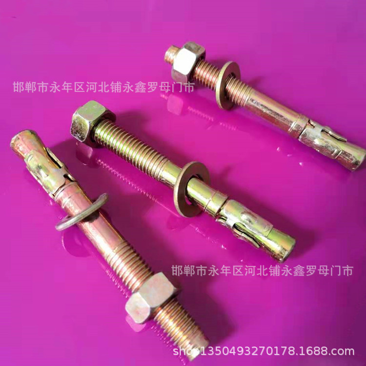 M20*120-M20**250碳钢蓝白车修壁虎  混凝土用膨胀锚栓内迫拉爆