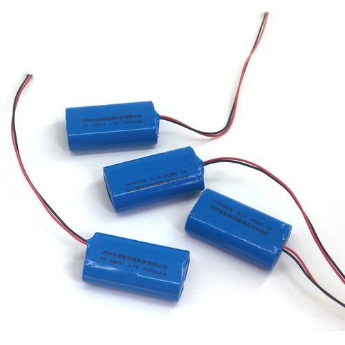 Pinsheng Energy 18650 lithium battery single cell with cable and side protection plate 1800-4000 mAh 3.7V rechargeable