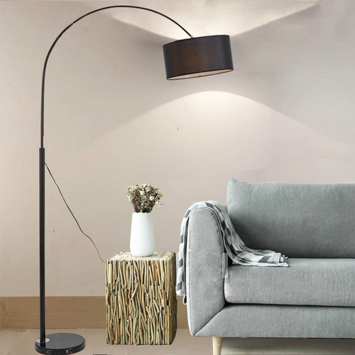 Pendant lamp living room bedroom study modern minimalist Nordic creative Zhongshan lighting fishing lamp feather floor lamp