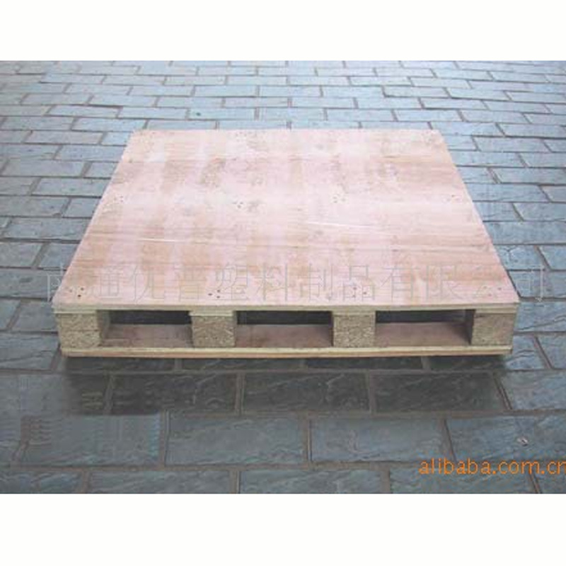 二面进叉复合栈板叉车用木托盘（平板型栈板）仓储实木叉车托盘
