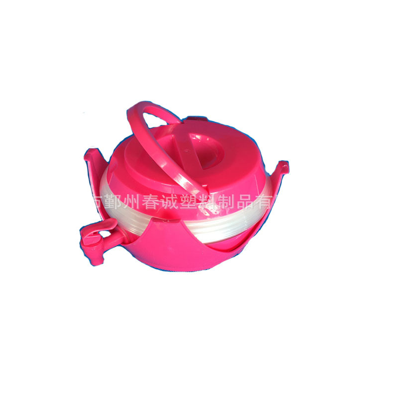 厂家直供3.3 塑料水 折叠水壶户外用品 弹簧 户外折叠水壶批发