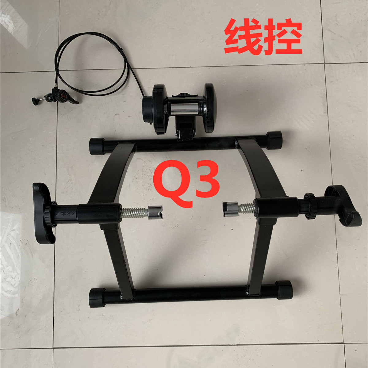 Plataforma de entrenamiento de bicicleta estante de estacionamiento bicicleta interior plataforma de fitness equipo de bicicleta // plataforma de ciclismo controlada por cable