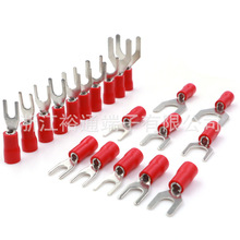 【SV系列】1.25-3/4/5/6/8 叉形预绝缘冷压端子Y型端子22-16AWG