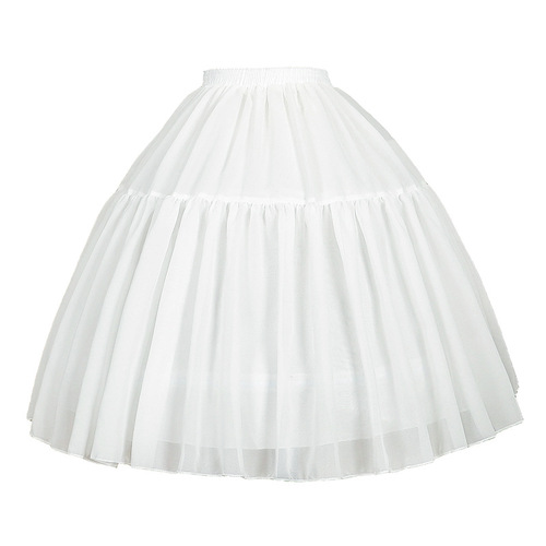 Fishbone Lolita bustle lolita soft girl daily petticoat cosplay skirt tutu skirt adjustable