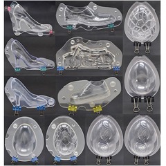 Easter Egg Dinosaur Egg Chocolate Mold High Heels Multi-Style Plastic Mold Shaping Plastic Baking Tool
