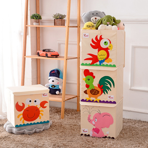 Wholesale children's Oxford cloth flip-top storage box drawer-type wardrobe storage box Japanese-style clothing and household items storage