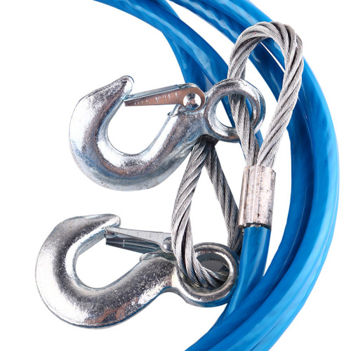 Automotive supplies strong steel wire tow rope traction car rope rescue rope trailer with emergency rope 4M5T 5 meters 7 tons