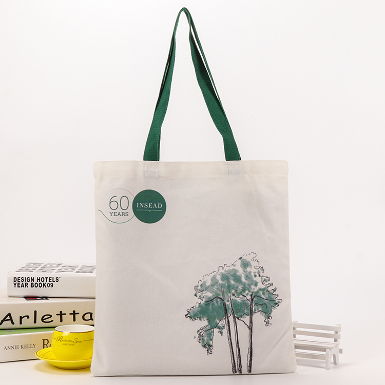 厂家直供彩色数码棉布半漂白可印广告帆布袋拉链棉布袋束口拉绳袋