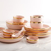 Tableware, set for beloved home use, soup bowl, light luxury style