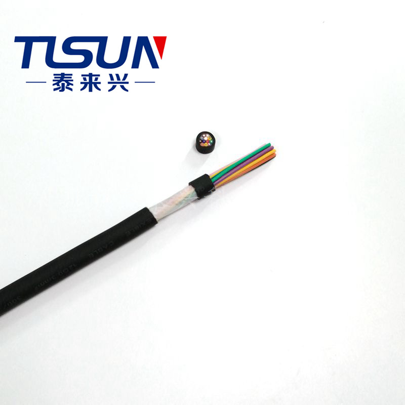 泰来兴 厂家直销 300/500V YY 12芯 铜芯电缆 黑色护套线 阻燃线
