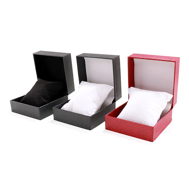 Can add logo foreign trade hot PU leather flip watch box jewelry packaging watch box manufacturers Watch box