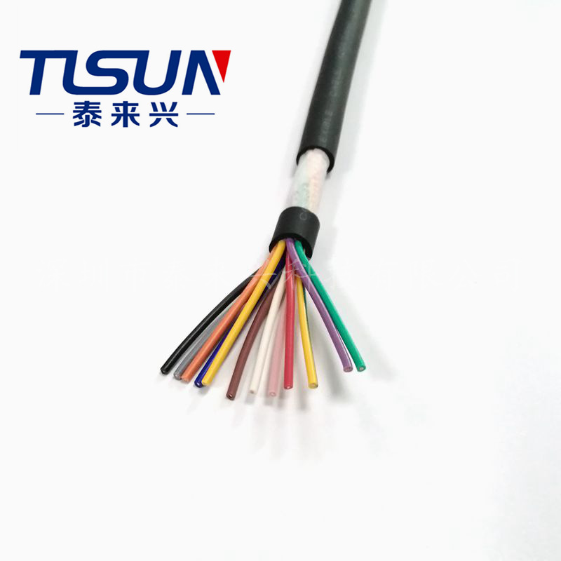 深圳电缆厂 CE认证PVC绝缘 YY柔性控制电缆 12芯0.5平方 机械设备
