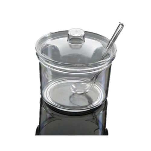 Hotel restaurant seasoning bottle transparent vinegar jar box vinegar pot household seasoning bottle jar kitchen salt sugar jar chili oil jar