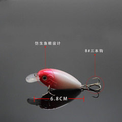 Red Head Lure Set, Minnow Popper Fat Man VIB Penetration Soft Baits Fake Baits Weihai Fishing Tackle Wholesale