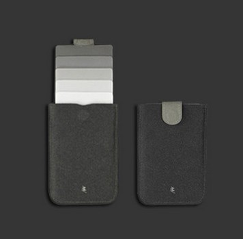 Card Draw Wallet (DAX v2) — cascading pull card holder, ultra-thin gradient multi-card organizer