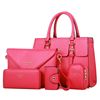 Capacious shoulder bag, set, simple and elegant design, wholesale