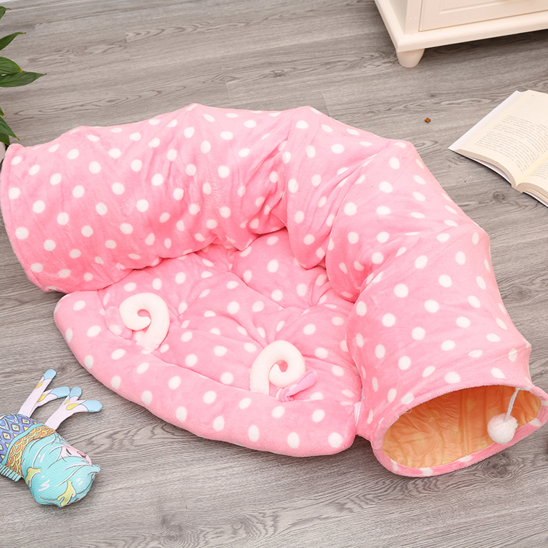 Tunnel, foldable universal rainbow toy, pet