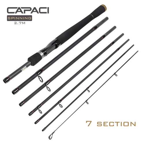 28040 CAPACI [multi-section ultra-short-circuit sub-rod] 2.1/2.4m M straight gun handle bass sea fishing rod 67