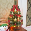 Red set, 60cm, gold and silver