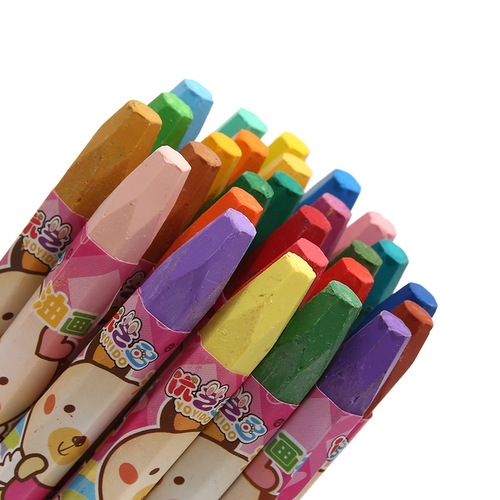 Factory direct sales paper box, affordable oil pastels, bright colors, non-toxic, environmentally friendly, children's art painting, silky smooth