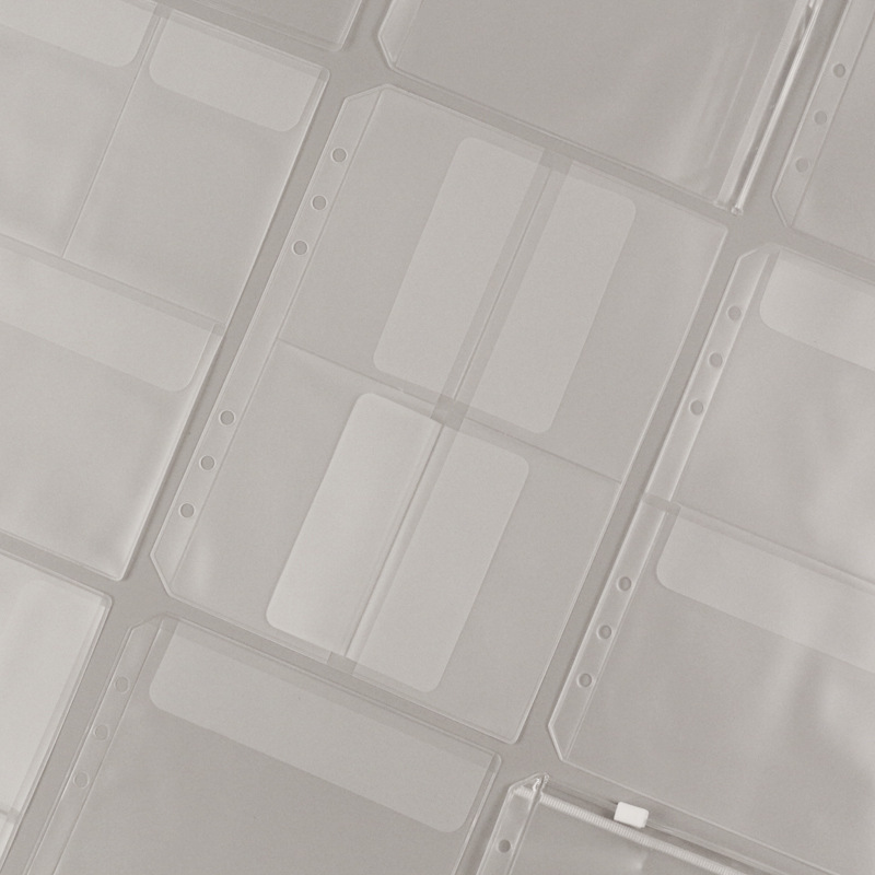 A5/A6 de hojas sueltas etiqueta bolsa de almacenamiento cuenta de mano núcleo interno bolsa de paginación de PVC sello placa de acero cuchillo molde bolsa de almacenamiento de mano