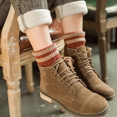 Women's crew sock winter thick rabbit wool long sock women's yarn short boot sock crew sock women's sock ankle sock