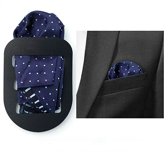 西服口袋方巾固定夹 手帕手帕固定夹 西装口袋支撑架 西装手帕支